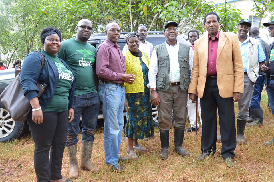 CS Keriako Tobiko (second from right) with GBM Board members and staff at the event