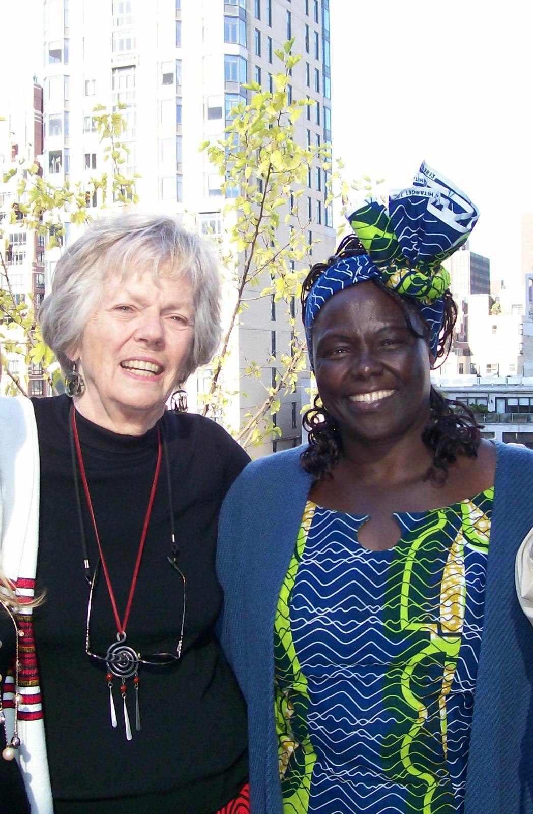 Peg and Wangari Maathai